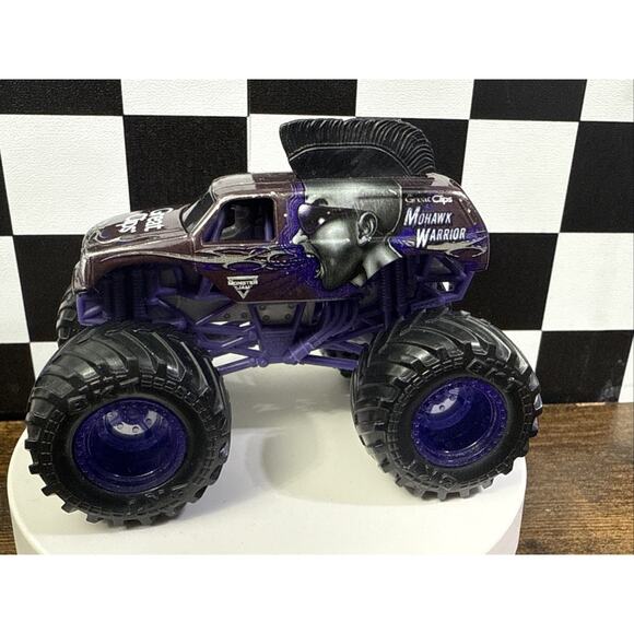 Hot Wheels Monster Jam Mohawk Warrior Great Clips Monster Truck 1:64 Diecast - Picture 8 of 9